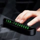 Выдвижная автовизитка с номером телефона для парковки - изображение 4