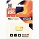 Флеш-накопичувач Mibrand USB2.0 Hawk 8GB Gold (MI2.0/HA8M1G) - изображение 2