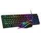 Игровой комплект проводной клавиатура, мышь, наушники и коврик 4в1 USB 2.0 Linmoni TF-400 Kit с RGB подсветкой - изображение 1