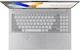 Ноутбук ASUS 15.6 Vivobook Pro 15 N6506CU-MA013X 3K OLED/Intel U9-285H/24GB/2TB/RTX 4050 6GB/W11P/Cool Silver (90NB15E2-M000L0) - зображення 4