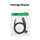 Кабель мультимедийный 3.5mm M to XLR F 2.0m AV182 black Ugreen (20244) - изображение 12
