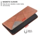 Чохол-книжка SHLab Prisma Motorola Moto G06 Power Brown (43486-30) - зображення 4