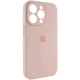 Чохол Silicone Premium case з захистом камери для iPhone 15 Pro Full Camera Protective pink sand 1941 - изображение 2