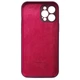 Чохол Silicone Premium case з захистом камери для iPhone 12 Pro Full Camera Protective bordo 6859 - изображение 2