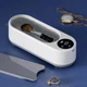 Компактный ультразвуковой очиститель 5Вт 300мл USB для украшений и очков белый пластик - изображение 2