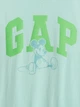 Дитячий комплект GAP світшот, футболка та джоггери 1159844692 (Бірюзовий 2) на зріст 95 см - зображення 10