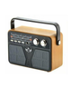 Радіоприймач Kemai Retro MD-507BT з пультом, FM радіо, USB, microSD, AUX, аккумулятор 18650, ретро дизайн під дерево - зображення 5