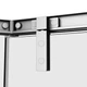 Душове огородження 5-corner Pivot AM.PM Gem 90×90 см, без піддону, хром профіль W90UG-405-9090-MT - зображення 4