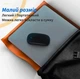 Беспроводная компьютерная мышка 2в1 Bluetooth + USB, аккумуляторная, тихая, 1600 DPI, эргономичная, черная - изображение 5