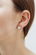 Серьги серебряные в стиле Ван Клифф 9520339б - изображение 3