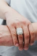 Печатка серебряная родированная Святой Николай 60020р, 22.5 размер - изображение 3
