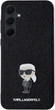 Панель Karl Lagerfeld Fixed Glitter Ikonik Logo Metal Pin для Samsung Galaxy A35 Black (KLHCSA35GKNPSK) - зображення 2