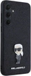 Панель Karl Lagerfeld Fixed Glitter Ikonik Logo Metal Pin для Samsung Galaxy A35 Black (KLHCSA35GKNPSK) - зображення 4