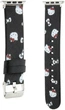 Pasek Hello Kitty Heads & Bows Pattern do Apple Watch Series 1/2/3/4/5/6/7/8/SE/SE2 38-41 mm Black (3666339190279) - obraz 1