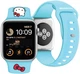Pasek Hello Kitty Silicone Kitty Head do Apple Watch Series 1/2/3/4/5/6/7/8/SE/SE2 38-41 mm Sky Blue (3666339190316) - obraz 2