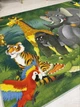 Безворсовий дитячий килим на латексній основі Printy Kids 1.5х2 м. звірята різнокольоровий 8037 - зображення 6
