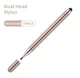 Універсальний Стилус 2в1 Stylus Touch Pen для смартфона, телефону, планшета, сенсорного екрану Золотий - изображение 1
