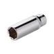 Головка шестигранна подовжена 1/4", 12?50 мм, Cr-V, STORM ET-0462 - изображение 1