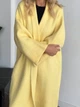 Удлиненный кардиган из мягкой пушистой пряжи One size Желтый (2073) - изображение 8