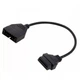 Переходник F&D OBD2 16 pin GM12 12 pin F D 42 см черный 287589 03 AT3 - изображение 3