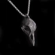 Цепочка с кулоном «Череп вороны / Crow Skull», подвеска на шею, стильное украшение - изображение 1