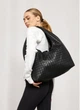 Женская сумка Хобо из экокожи со съемным кошельком SAMBAG Черный (51750341637) - изображение 1