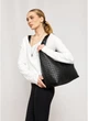 Женская сумка Хобо из экокожи со съемным кошельком SAMBAG Черный (51750341637) - изображение 5