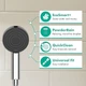 Ручний душ hansgrohe Pulsify S EcoSmart+ 24121000 хром - изображение 3