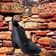 Черевики жіночі шкіряні демісезонні чорні класичні на шнурках та бічним замком,39 розмір по устілки 25.5 см. Starmani -(520) - зображення 4