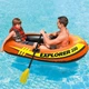 Надувная двухместная лодка с веслами Intex Explorer 185 * 94 * 41 см - изображение 4