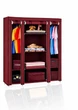 Тканный шкаф HCX Storage Wardrobe для хранения одежды и вещей, бордовый - изображение 2