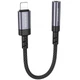 Переходник Borofone BV24 Graceful Lightning to 3.5mm Metal grey - изображение 1