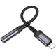 Переходник Borofone BV24 Graceful Lightning to 3.5mm Metal grey - изображение 3