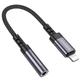 Переходник Borofone BV24 Graceful Lightning to 3.5mm Metal grey - изображение 7