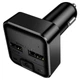 Автомобильное зарядное устройство FM модулятор Borofone BC63 Selecto QC3.0 (2USB-A) Black - изображение 3