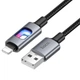 Дата кабель Hoco U144 New USB to Lightning 2.4A (1.2m) Black - зображення 3