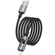 Дата кабель Hoco U144 New USB to Lightning 2.4A (1.2m) Black - зображення 5