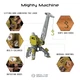 Коллекционная модель-конструктор Metal Time Mighty Machine Механический подъемный кран (MT055) - изображение 11