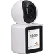 IP камера видеонаблюдения Wi-Fi C31 поворотная с экраном, датчиком движения, ночным видением и двусторонней связью белая Full HD - изображение 4