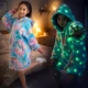 Худи флисовое теплое с подсветкой для детей розовое модель Звезды Stars Dream - изображение 1