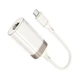 Перехідник HOCO UA41B Crystal Type-C ethernet adapter(100 mbps) apricot - изображение 4