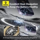Портативна батарея (Power Bank) Baseus P1008210E513-00 EnerFill FM11, 10000 mAh, Чорний - 666133 - зображення 7
