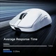 Мышь беспроводная игровая MCHOSE A7 v2 Ultra PLUS PAW3950, 42000 DPI 2,4G+Bluetooth White - изображение 8