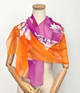 Шарф Діана шифон 160*50 см помаранчевий/малиновий - зображення 2