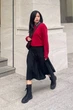 Женские демисезонные берцы высокие Uniqlo 594597613 40 Черные (1159853772) - изображение 9