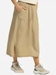 Юбка миди летняя женская Jack Wolfskin Montero Skirt W A65761-A0083 L Бежевая (4064886644365) - изображение 1