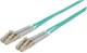 Patchcord Intellinet OM3 LC‑LC Duplex 3 m Turquoise (766623750066) - obraz 1