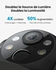 Беспроводная камера видеонаблюдения WiFi ieGeek ZY - C2 2K, обзор 360°, цветное ночное видение, беспроводная, аккумулятор 5200 мАч, солнечная панель Графит - изображение 2