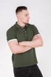 Футболка поло чоловіча TvoePolo однотонне 4XL Хакі (5718-26 4xl) - зображення 2