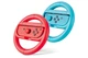 Кермо для Nintendo Switch Joy-Con + силіконові чохли, 6 предметів (червоне та синє) - зображення 4